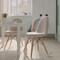 Flash Furniture 2PK Off-White Kids Faux Sherpa Chairs - Wood Legs, 2PK DL-DA2018-2-W-2-GG - alternate 1